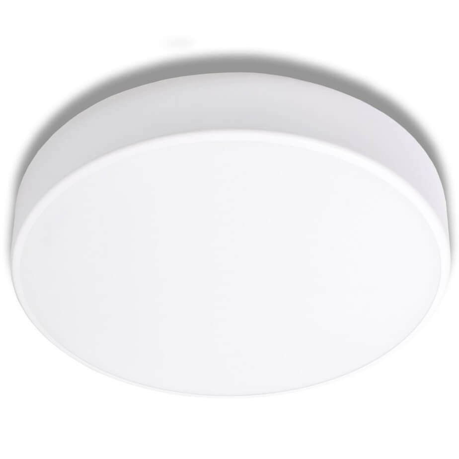 Euluna Lampa sufitowa Cleo 500, czujnik, 50 cm biała