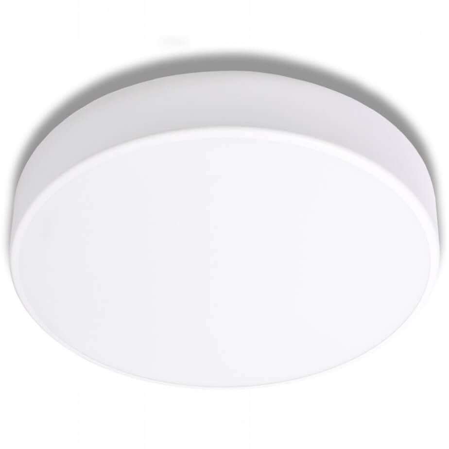 Euluna Lampa sufitowa Cleo 600, czujnik, 60 cm biała