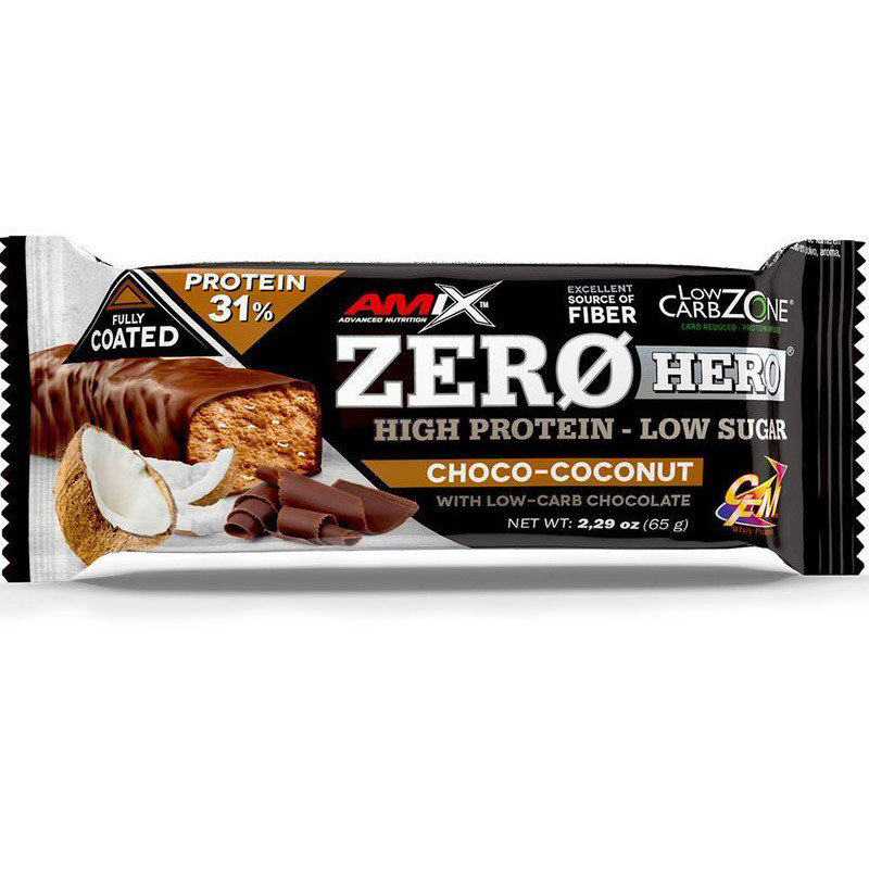 Amix Zero Hero Protein Bar 65G Baton Białkowy Chocolate Coconut