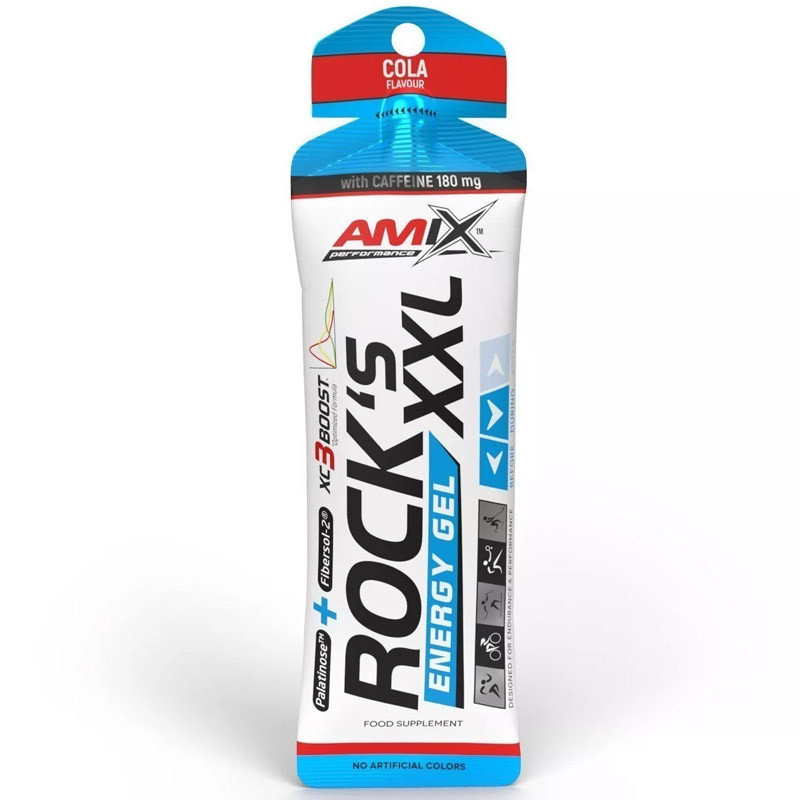 AMIX Rock's Energy Gel XXL With Caffeine 180mg 65g ZEL ENERGETYCZNY Z KOFEINA Cola