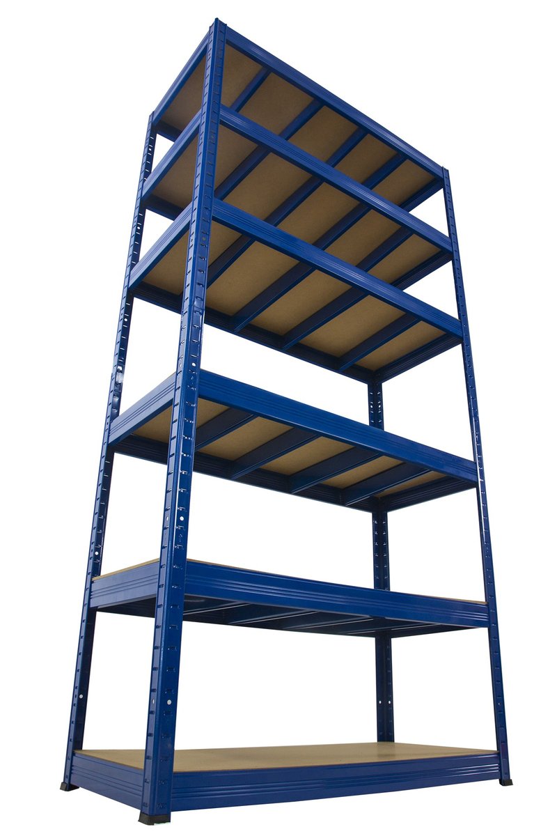 Regał Helios magazynowy metalowy HNN_196X075X60_6_400 ilość półek 6 nośność 400 kg / Wamar-Sosenka