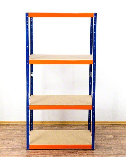 Regał Helios magazynowy metalowy HNO_180X090X50_4_350 ilość półek 4 nośność 350 kg / Wamar-Sosenka