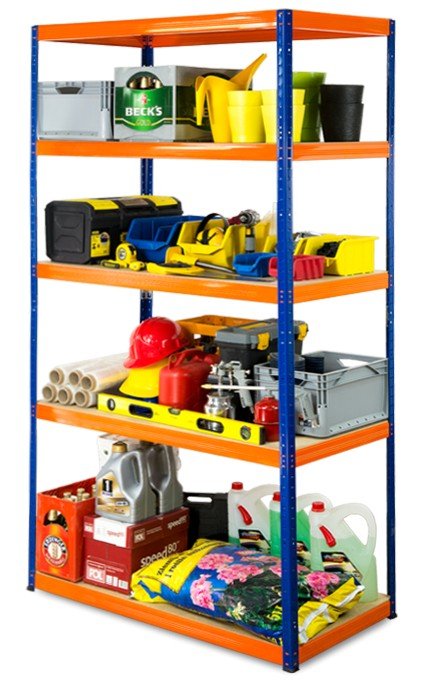 Regał Helios magazynowy metalowy HNO_213X120X45_5_275 ilość półek 5 nośność 275 kg / Wamar-Sosenka