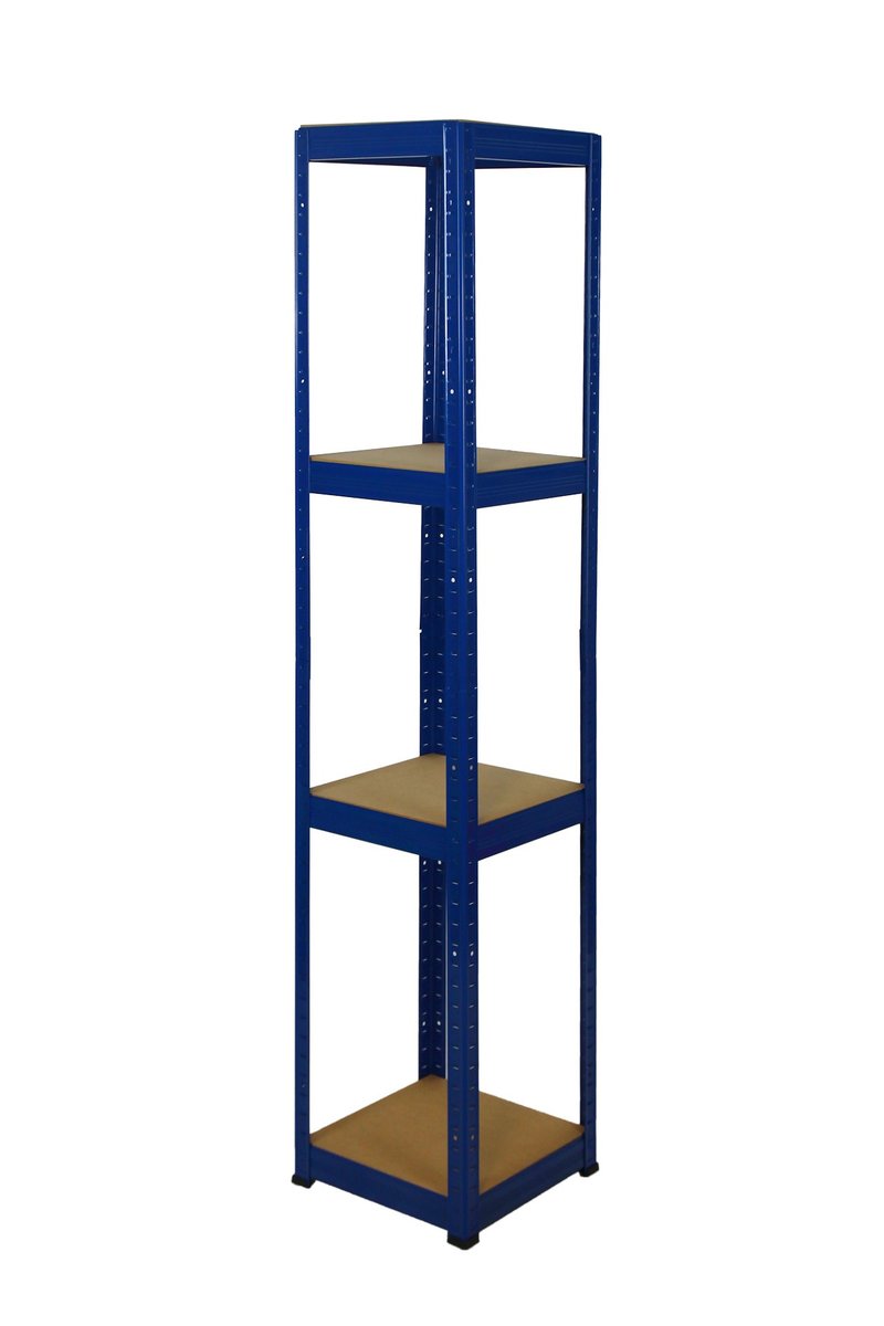 Regał Helios magazynowy metalowy HNN_180X030X30_4_0WZ ilość półek 4 nośność 175 kg / Wamar-Sosenka