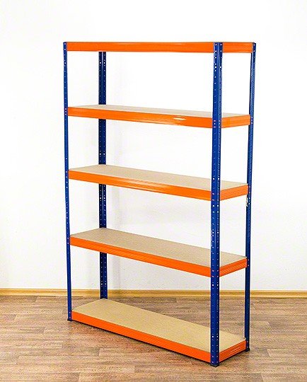 Regał Helios magazynowy metalowy HNO_180X120X30_5_350 ilość półek 5 nośność 350 kg / Wamar-Sosenka