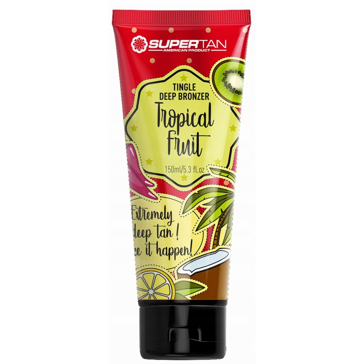 Supertan, Tropical Fruits, Mocny bronzer z efektem Tingle, 150 ml