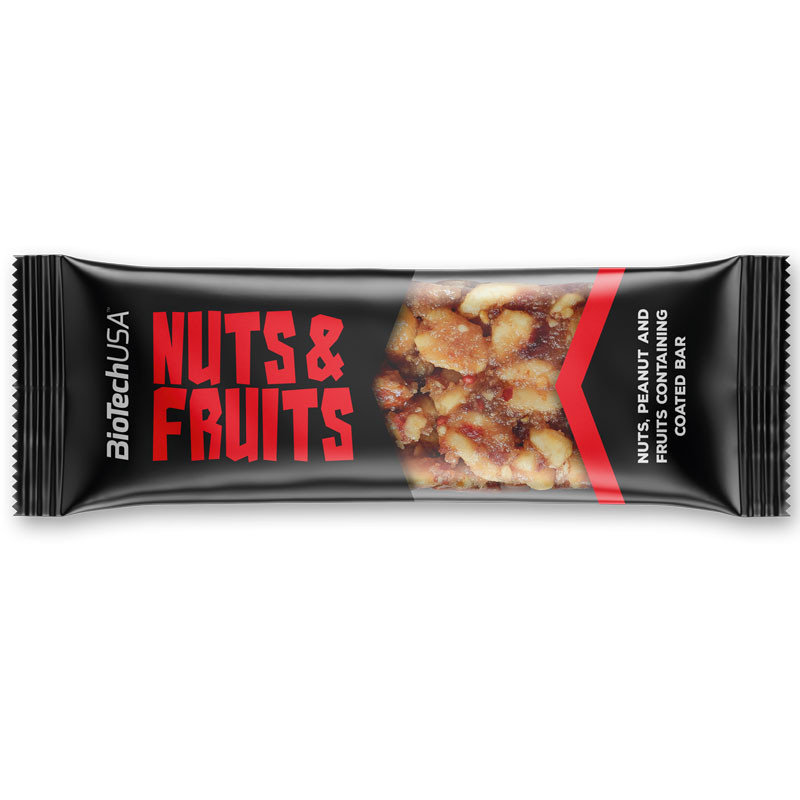 BioTech USA Energy Bar Nuts & Fruits 40 g Baton z orzechami i owocami