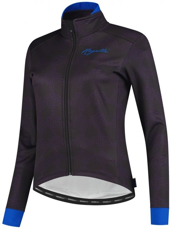 Damska Kurtka Rowerowa  Rogelli Blossom Winterjacket | Dark Purple/Blue - Rozmiar M