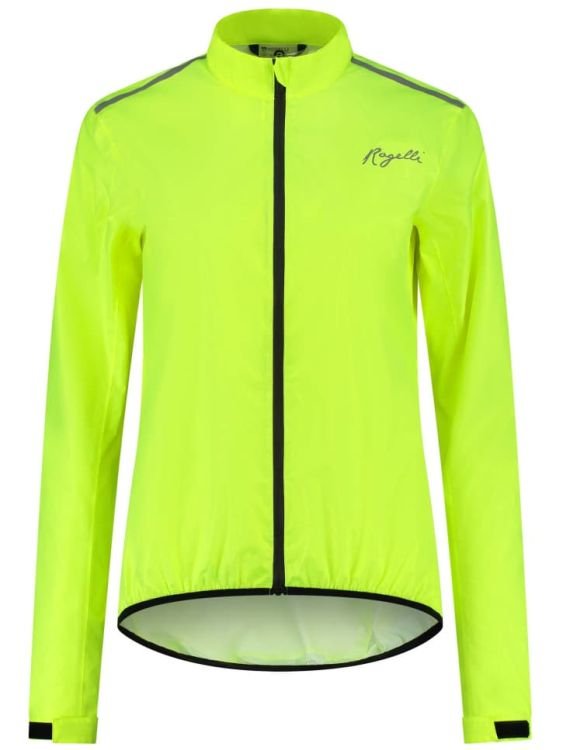 Damska Kurtka Rowerowa  Rogelli Core | Fluo Yellow - Rozmiar S