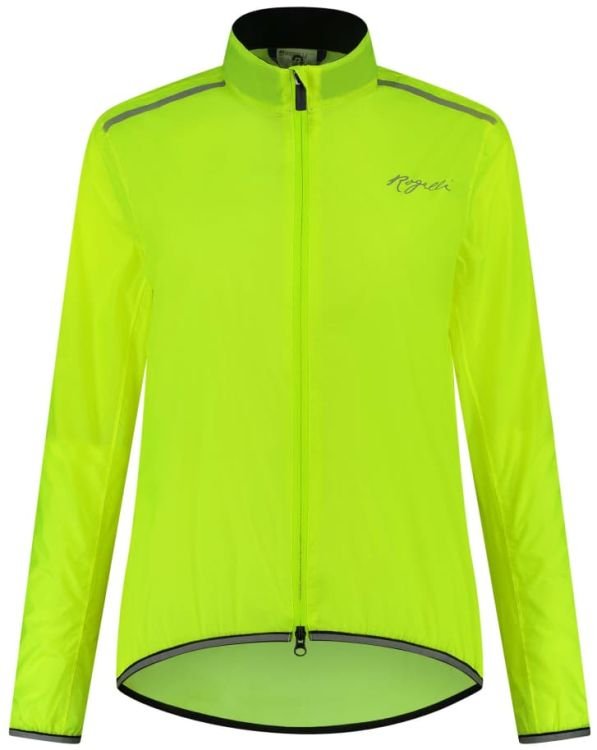 Damska Kurtka Rowerowa  Rogelli Essential | Fluo Yellow - Rozmiar M