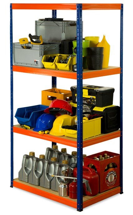 Regał Helios magazynowy metalowy HNW_180X120X50_4_275 ilość półek 4 nośność 275 kg / Wamar-Sosenka