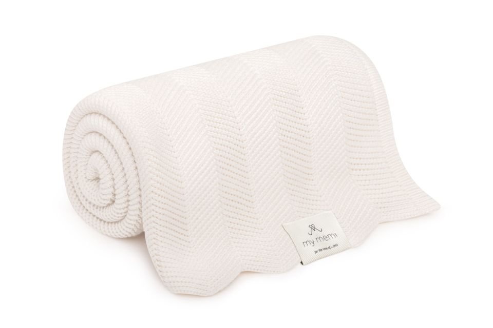 Bambusowy Kocyk Cream 80X100 – Fir - My Memi