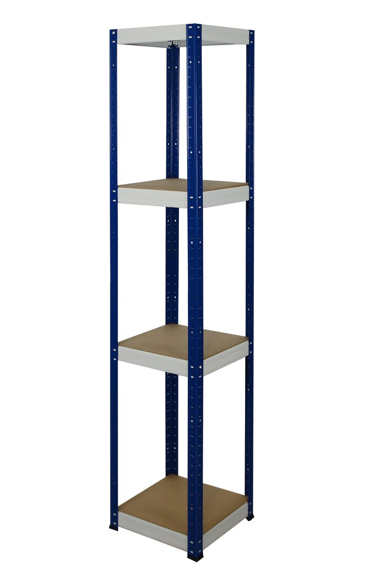 Regał Helios magazynowy metalowy HNW_180X035X35_4_0WZ ilość półek 4 nośność 175 kg / Wamar-Sosenka