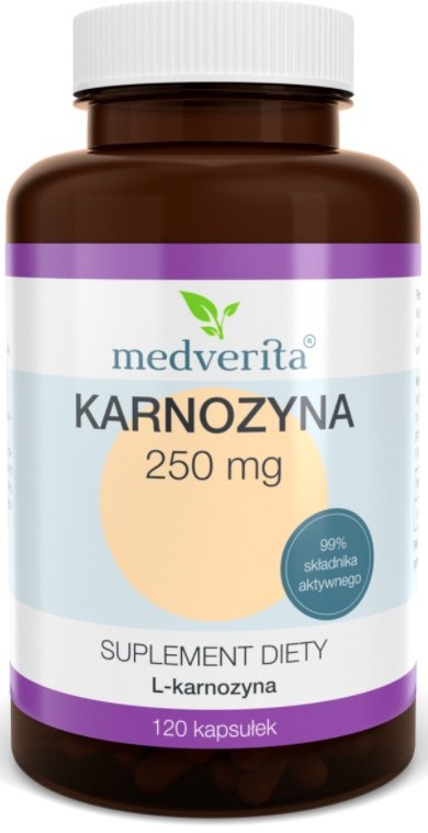MEDVERITA Medverita Karnozyna 250 mg 120 k aminokwas MV192