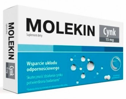 NP Pharma SP. Z O.O. MOLEKIN Cynk 15mg x30 tabl.