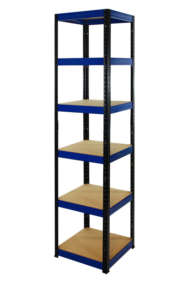 Regał Helios magazynowy metalowy HBN_196X045X45_6_0WZ ilość półek 6 nośność 175 kg / Wamar-Sosenka