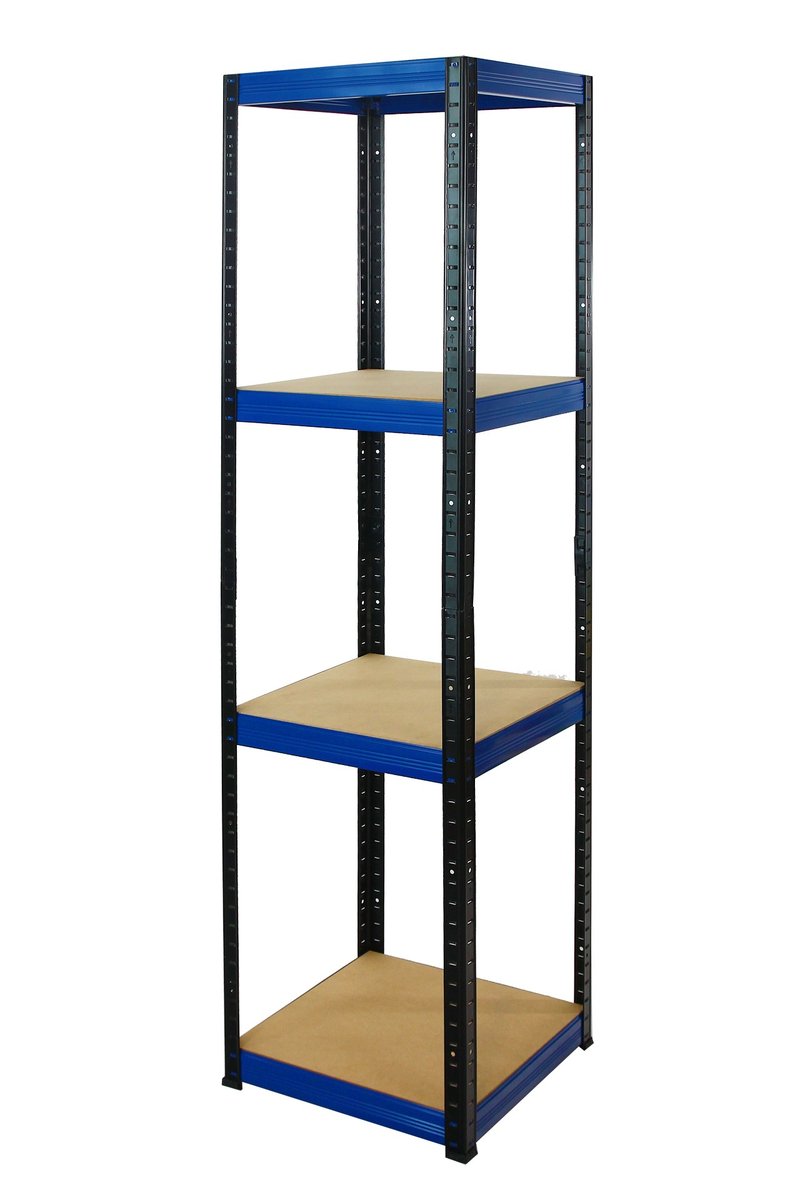 Regał Helios magazynowy metalowy HBN_180X040X40_4_0WZ ilość półek 4 nośność 175 kg / Wamar-Sosenka