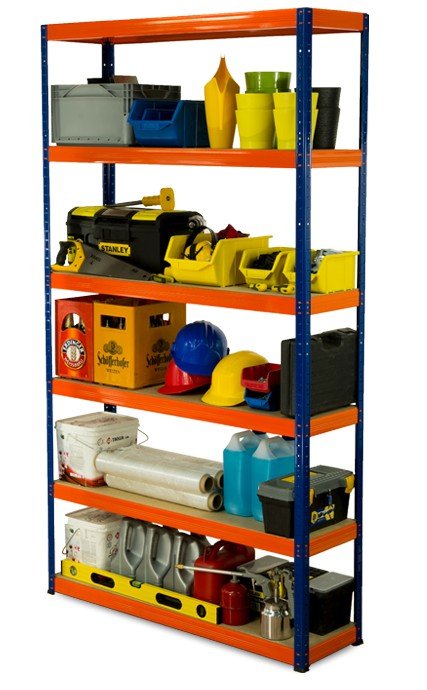 Regał Helios magazynowy metalowy HBN_196X120X40_6_275 ilość półek 6 nośność 275 kg / Wamar-Sosenka