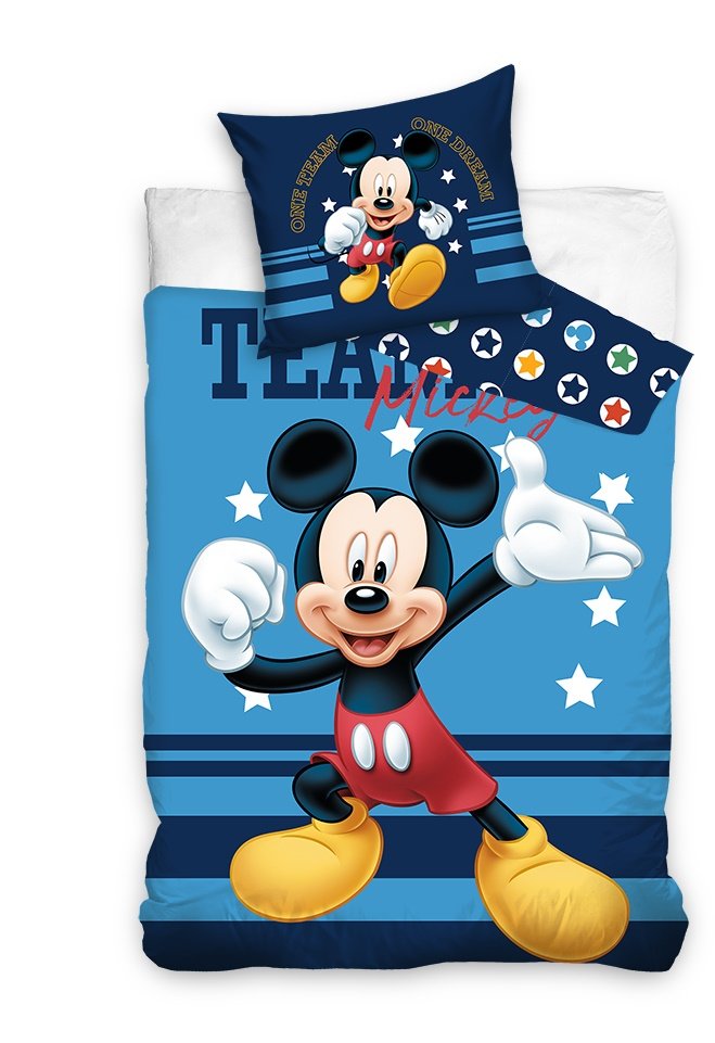 Mickey Komplet pościeli bawełnianej  1Y41QP 1Y41QP SAM  160x200