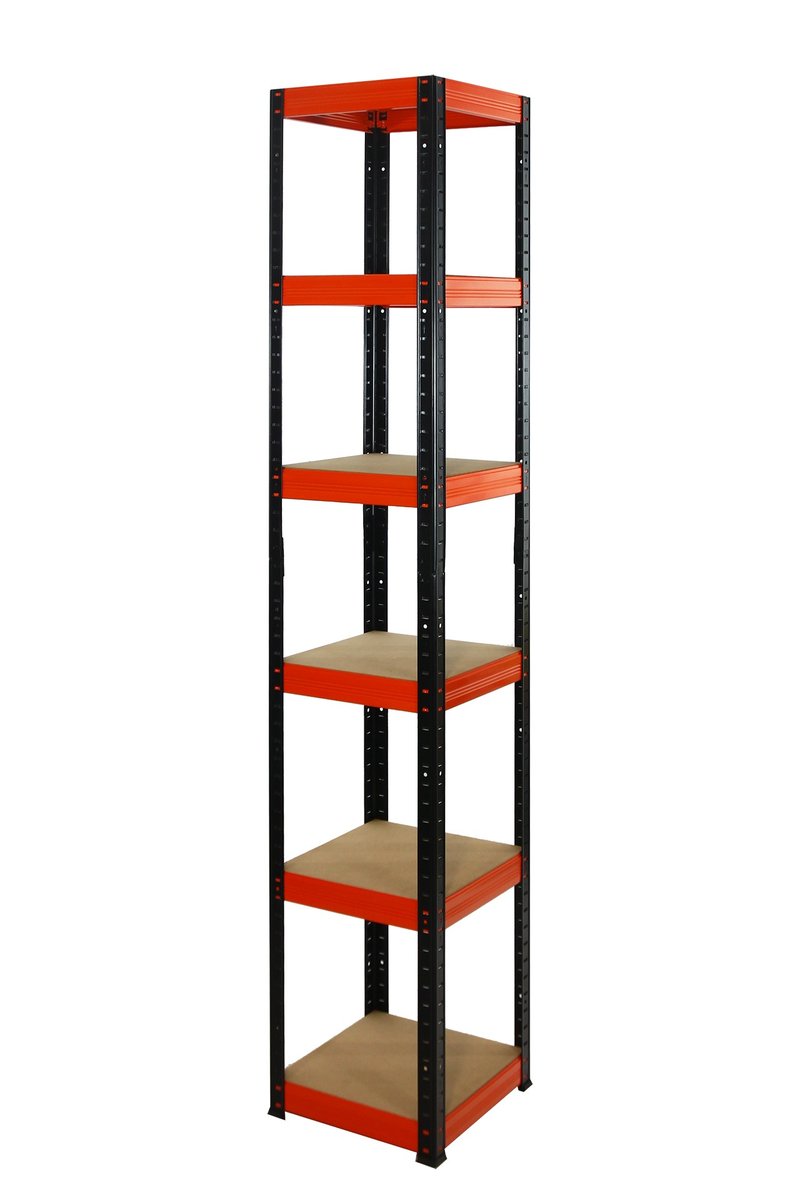 Regał Helios magazynowy metalowy HBO_196X030X30_6_0WZ ilość półek 6 nośność 175 kg / Wamar-Sosenka