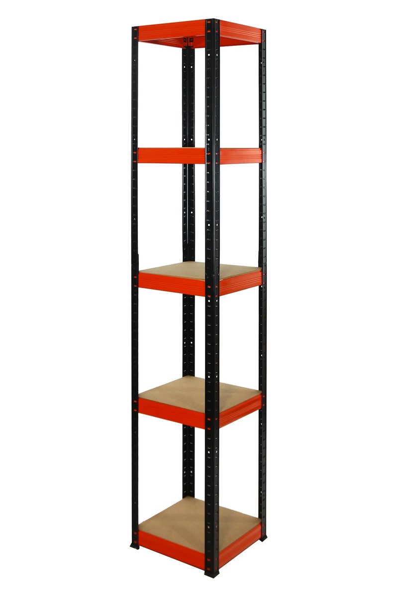 Regał Helios magazynowy metalowy HBO_180X030X30_5_0WZ ilość półek 5 nośność 175 kg / Wamar-Sosenka