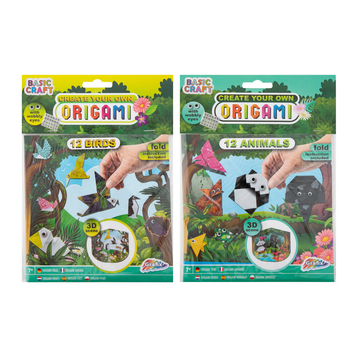 Stwórz Własne Origami 12X,2 Szt. +24 Chwiejne Oczy