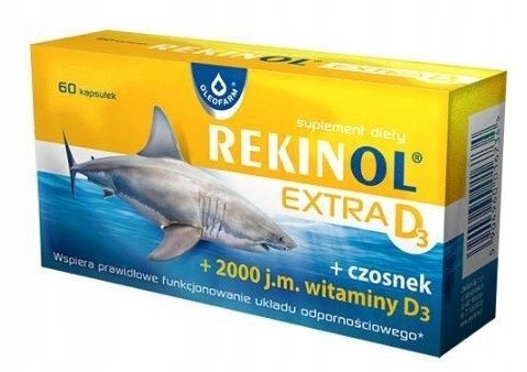 Oleofarm Rekinol Extra D3 x 60 kaps