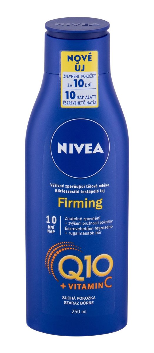 Nivea, Body, Ujędrniające Mleczko Do Ciała Q10 + Witamina C, 250 ml