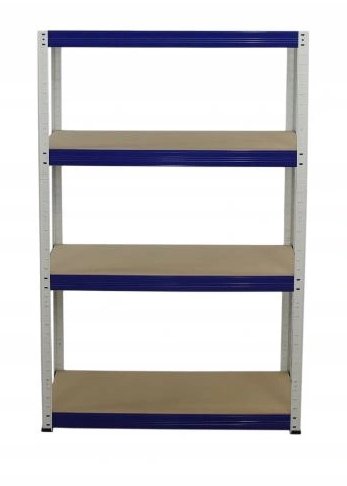 Regał Helios magazynowy metalowy HWN_180X090X50_4_400 ilość półek 4 nośność 400 kg / Wamar-Sosenka
