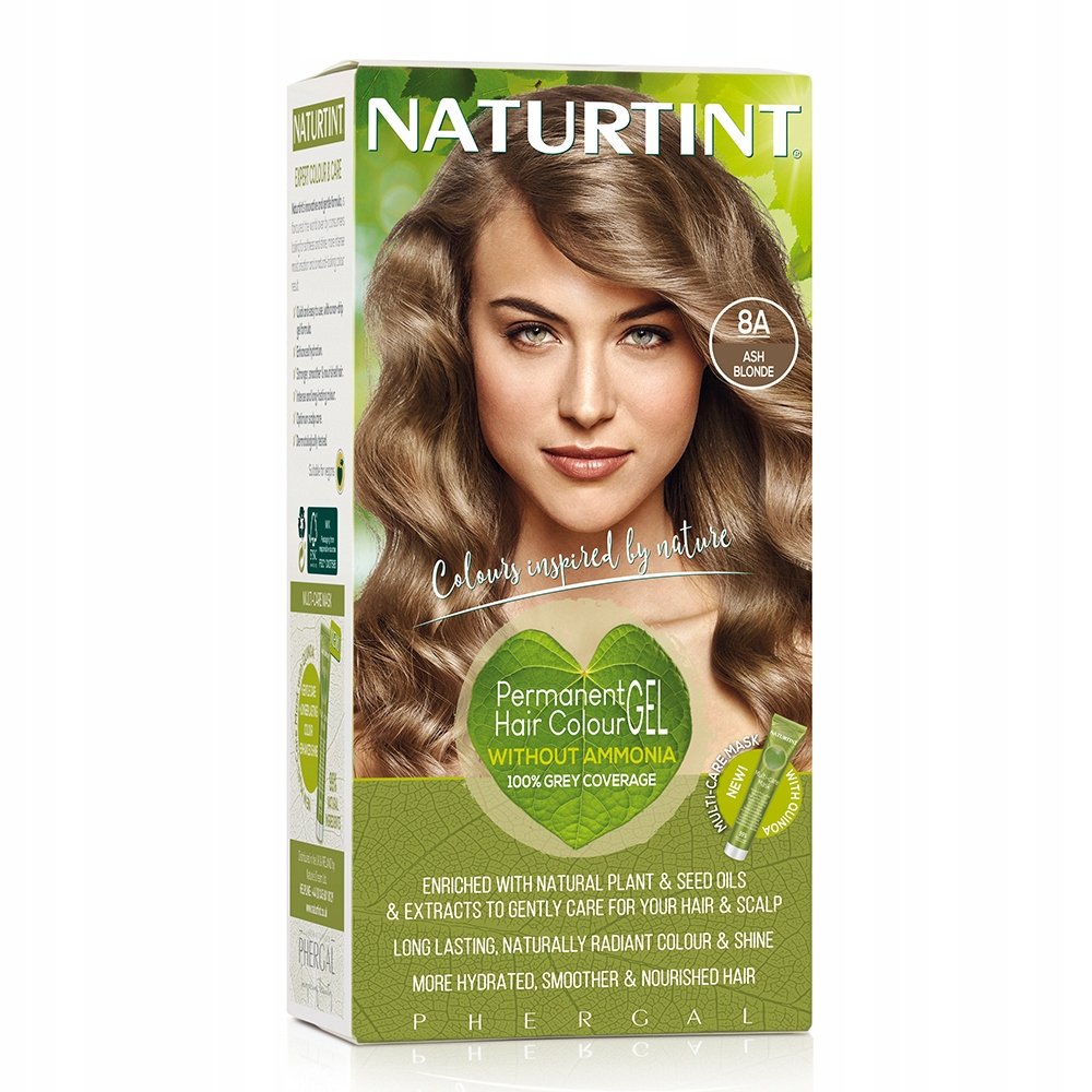Phergal Farba do włosów 8A - Popielaty Blond Naturtint 1052-uniw