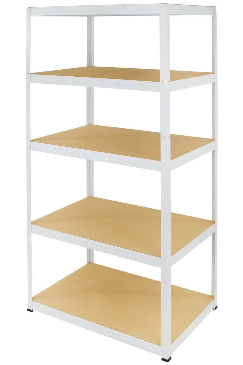 Regał Helios magazynowy metalowy HWW_180X090X35_5_350 ilość półek 5 nośność 350 kg / Wamar-Sosenka