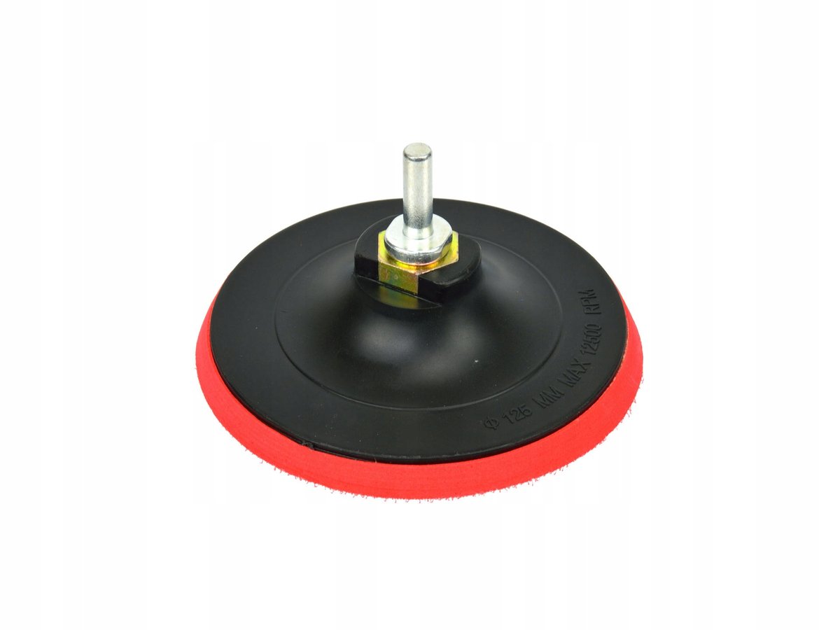 Dysk Z Rzepem Czepny Do Szlifierki Wiertarki 125Mm + Adapter