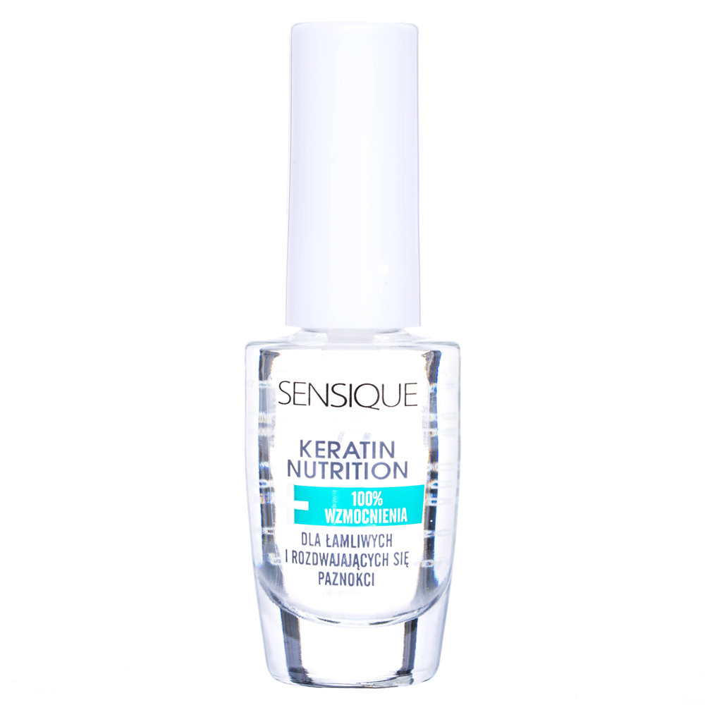 SENSIQUE SENSIQUE KERATIN NUTRITION Odżywka, 100% wzmocnienia dla łamliwych i rozdwajających się paznokci