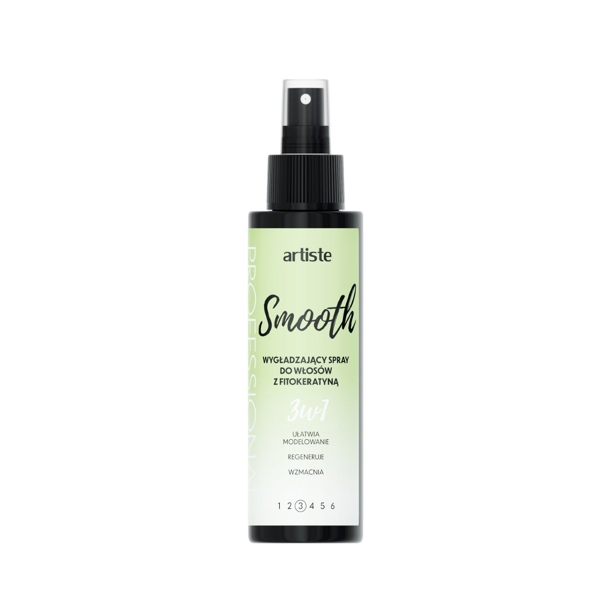 Artiste, Professional, Wygładzający spray do włosów z fitokeratyną, 125 ml