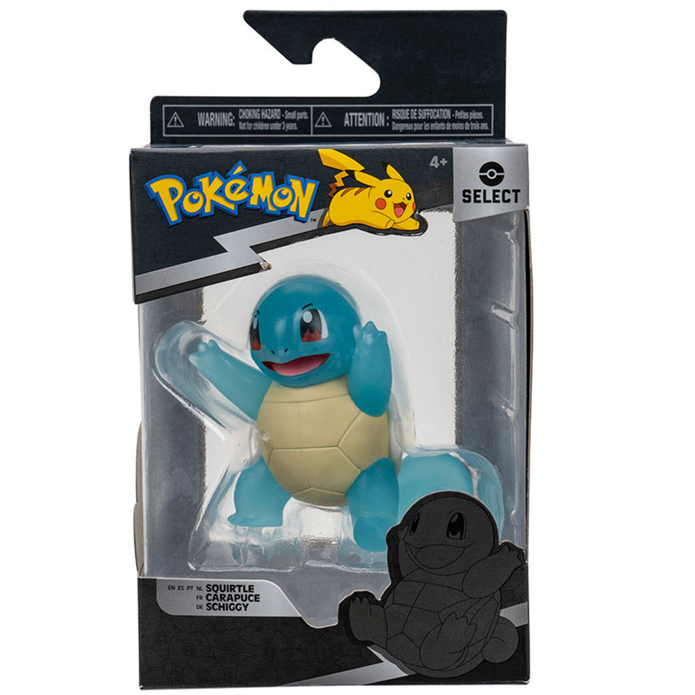 Jazwares, Pokemon Figurka, Squirtle Select, Przezroczysta