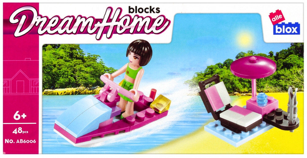 Klocki konstrukcyjne Girl ALLEBOX
