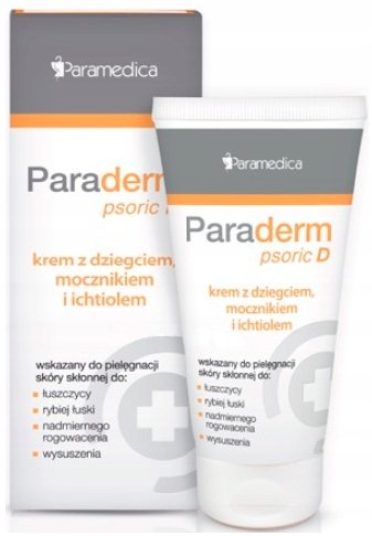 Paraderm Psoric D Łuszczyca Krem z Dziegciem 85 g