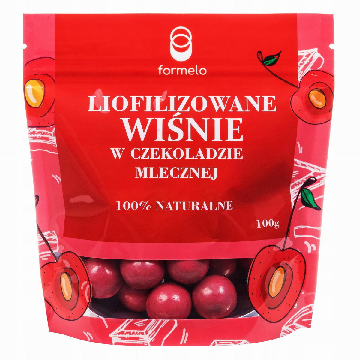 Formelo Liofilizowane Wiśnie W Czekoladzie Torebka