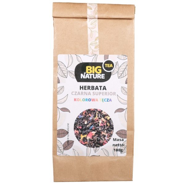 Big Nature Herbata zielona Kwiatowa Tęcza 100 g