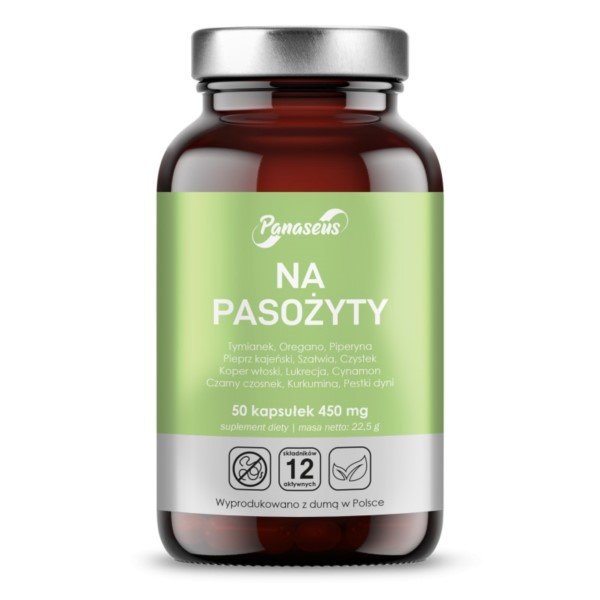 Panaseus Na Pasożyty 50 k tymianek oregano piperyn