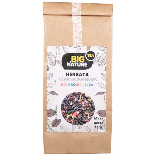 Big Nature Herbata czarna Earl Grey Kolorowa Tęcza 100 g