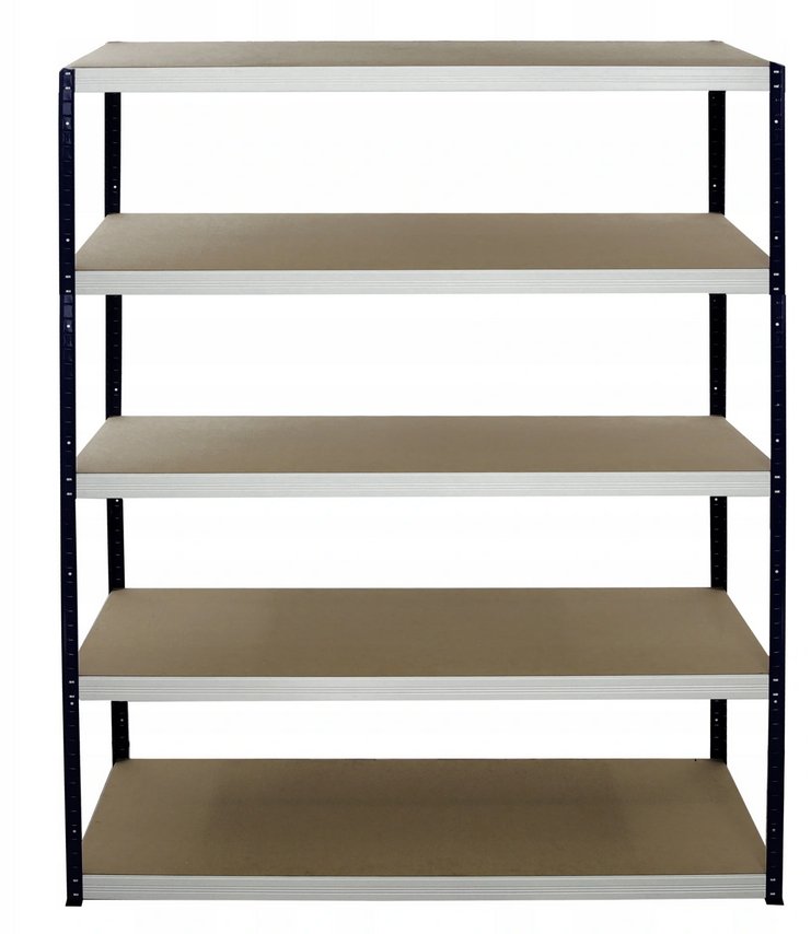 Regał Helios magazynowy metalowy HBW_180X150X40_5_275 ilość półek 5 nośność 275 kg / Wamar-Sosenka