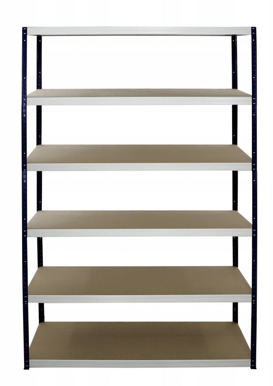 Regał Helios magazynowy metalowy HBW_196X180X50_6_175 ilość półek 6 nośność 175 kg / Wamar-Sosenka