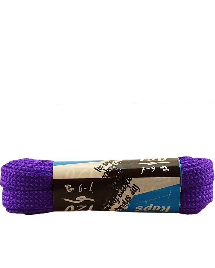 Fioletowe, Płaskie Sznurówki D