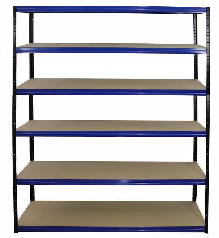 Regał Helios magazynowy metalowy HBN_180X180X40_6_175 ilość półek 6 nośność 175 kg / Wamar-Sosenka