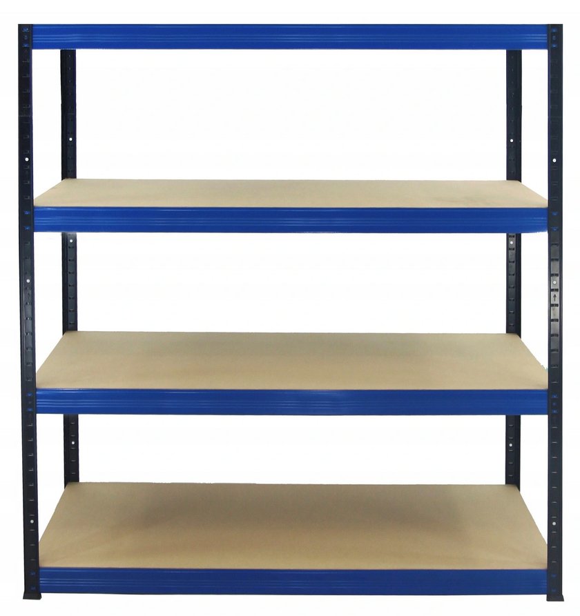 Regał Helios magazynowy metalowy HBN_180X180X40_4_275 ilość półek 4 nośność 275 kg / Wamar-Sosenka