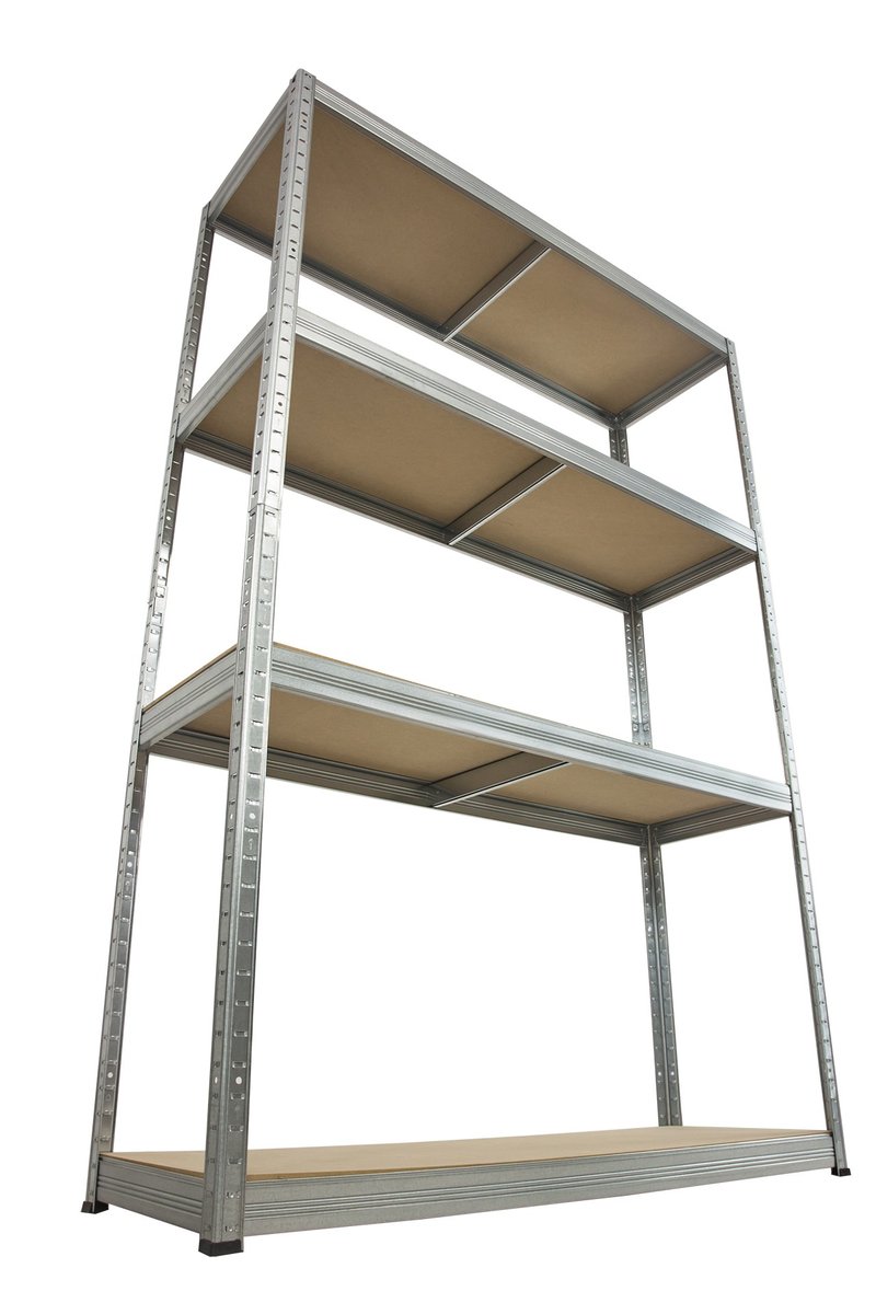 Regał Helios magazynowy metalowy HZZ_180X090X30_4_275 ilość półek 4 nośność 275 kg / Wamar-Sosenka