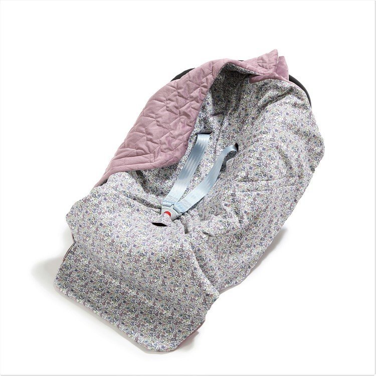 Organic Jersey Collection - Kocyk Do Fotelika Samochodowego - Lavender Dream - French Lavender, La Millou