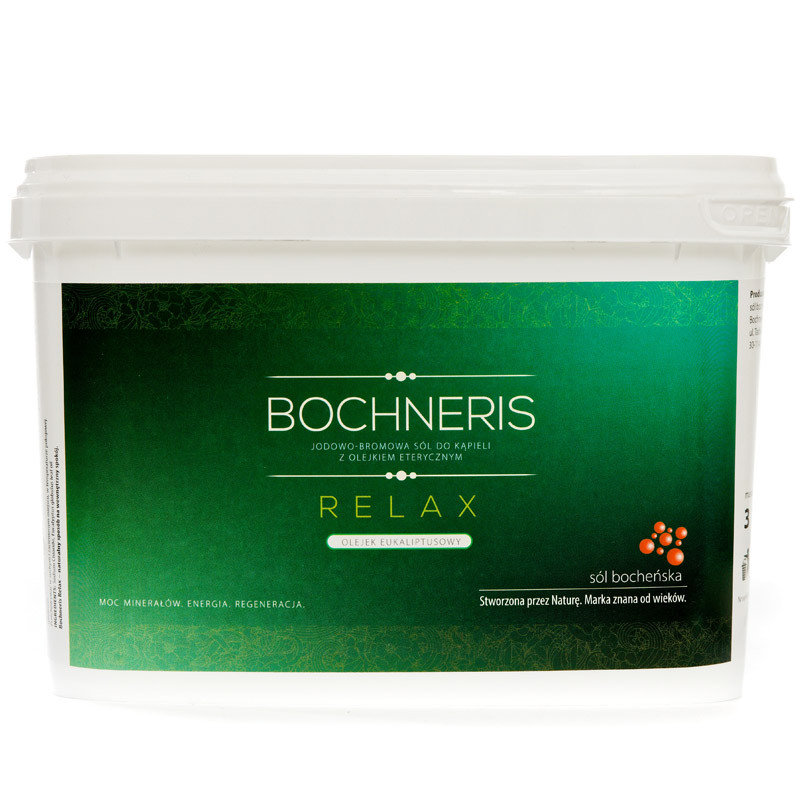 Bochneris Sp. z o.o. Relax sól jodowo-bromowa z olejkiem eukaliptusowym 3 kg 1145673