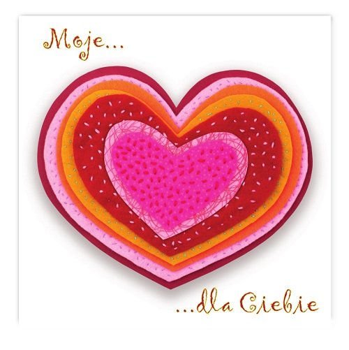 Karnet KW Serce 3D - Henry